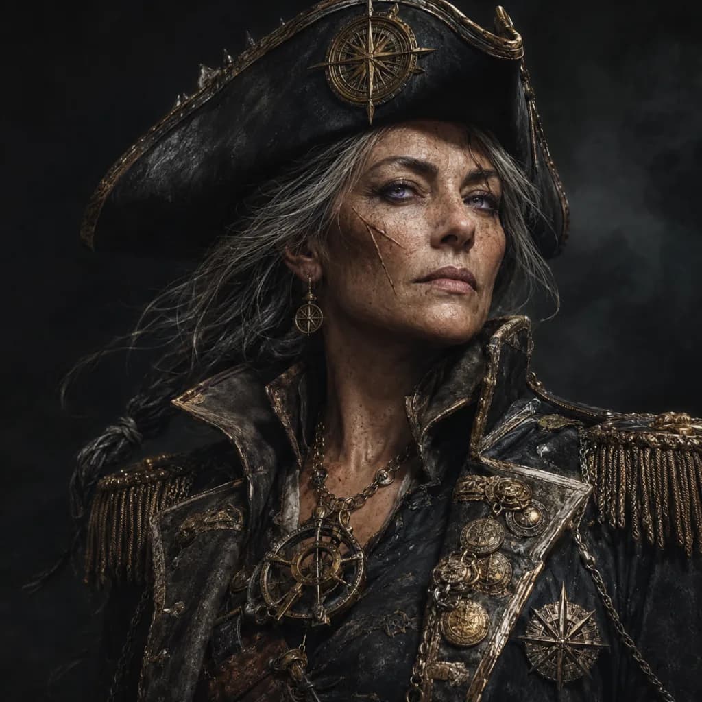Captain "Storm-Walker" Thorne, legendary Ashlar Corsair portrait